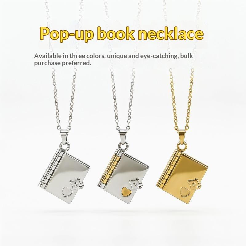Collar con colgante de sobre,  - Custom Photo Book reseña y precio