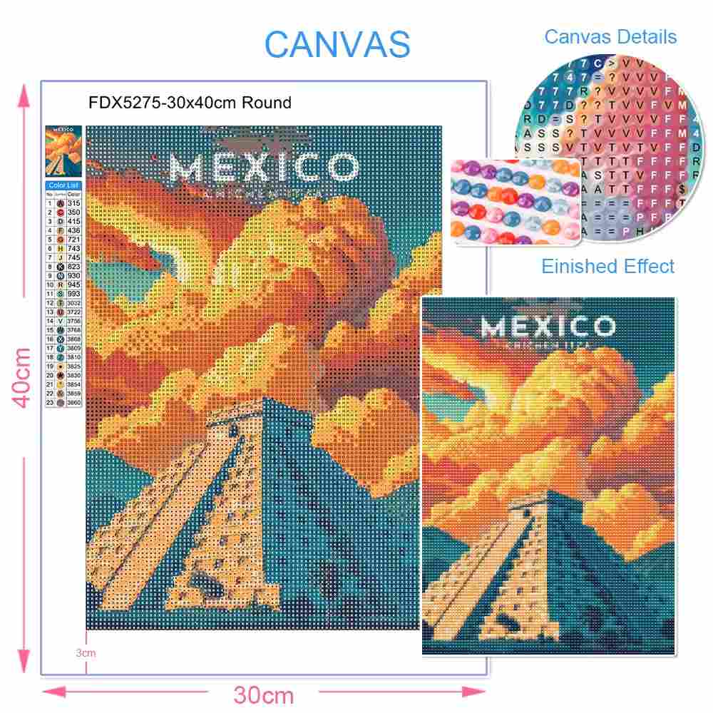 Pintura de Diamantes VIVID GEM - Photo Mosaic Print reseña y precio