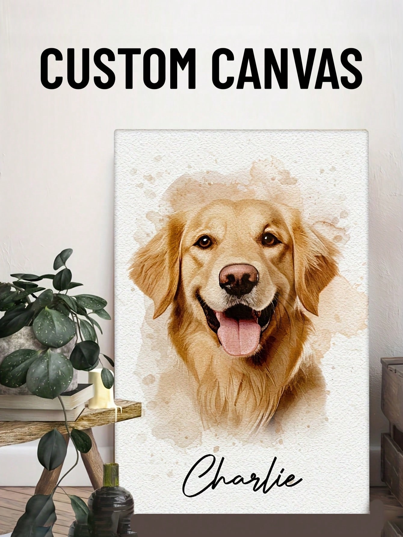 Marco de Fotos Personalizado c - Pet Portrait Custom reseña y precio