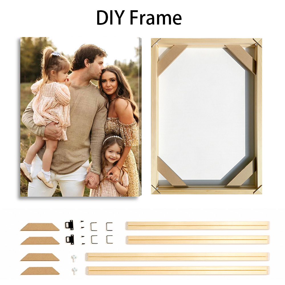 1 Lienzo Fotográfico Personali - Engraved Wood Frame reseña y precio